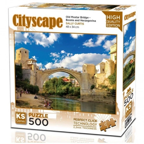 BFS NessiWorld Old Mostar Bridge Bosna-Hersek Puzzle 500 Parça