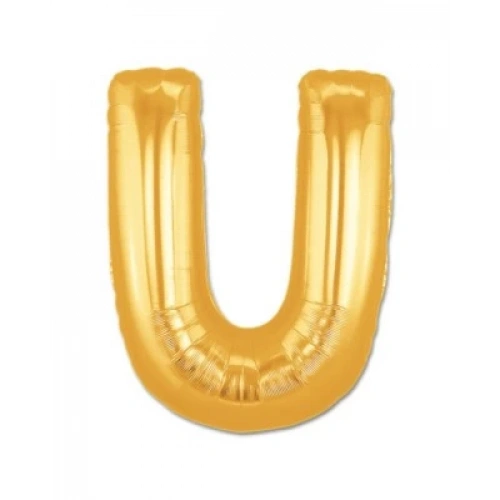 BFS Nessiworld  U Harf Folyo Balon Altın Renk  40 inç