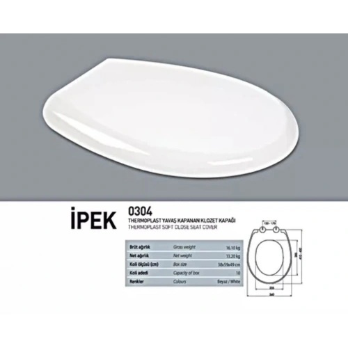 BFS NKP İpek Amortisörlü+Tak Çıkar Klozet Kapağı