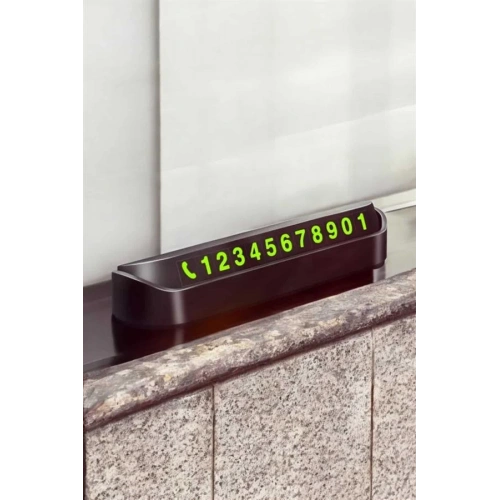 BFS Numaralık Araç İçi Araba Araç Park Numaratör Telefon Numarası Yazma