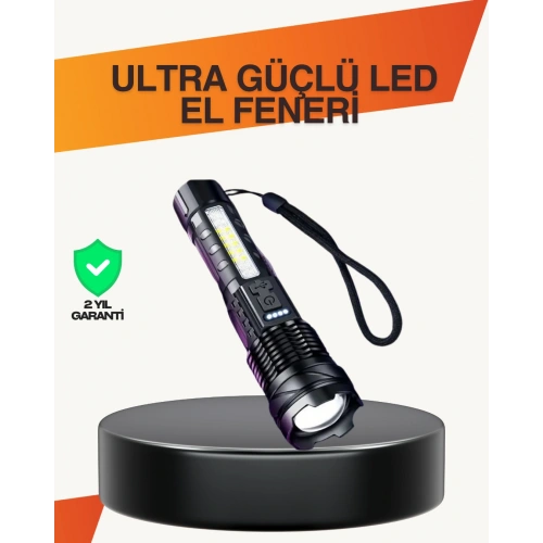 BFS Outdoor ve Acil Durum İçin Güçlü LED El Feneri