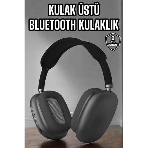 BFS P9 Plus Hi-fi Ses Kalitesi Ayarlanabilir Mikrofonlu Bluetooth Kulaklık Siyah
