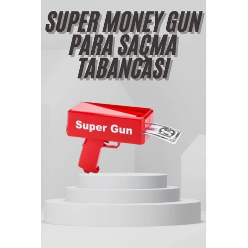 BFS Para Dolar Saçma Para Atma Tabancası Otomatik Kırmızı Oyuncak