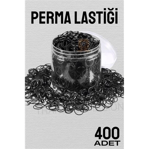 BFS Perma Lastiği İnce 400 ADET SİYAH