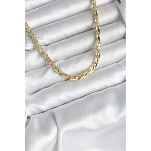 BFS Pirinç Gold Renk 60 cm Zincir Kadın Kolye