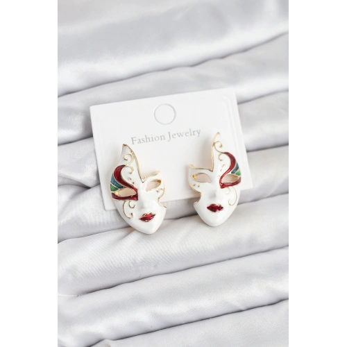 BFS Pirinç Maske Model Kadın Küpe