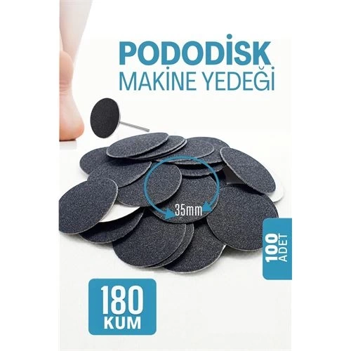 BFS  Pododisk - Nasır Sökücü Pedikür Makinesi Yedek Pedler 100 ADET