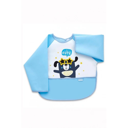 BFS     Poli Muşamba Kollu Mama Önlüğü 034 Mavi