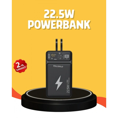 BFS Powerbank 10000 mAh Dijital Göstergeli Taşınabilir