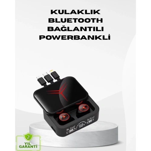 BFS Powerbank Özellikli Bluetooth Kablosuz Kulaklık – Dokunmatik Kontrol, Uzun Pil Ömrü, Ergonomik Tasarım