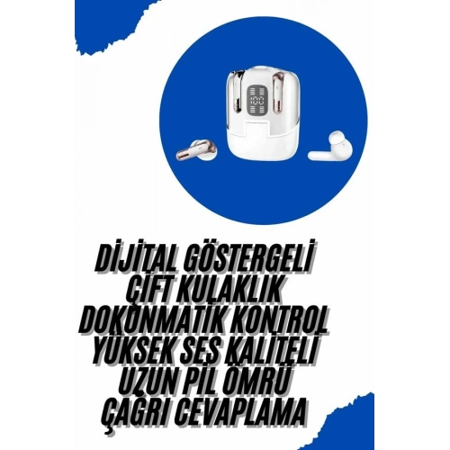 BFS Profesyonel Dijital Göstergeli Düşük Gecikme Bluetooth Kulaklık Çift Kulaklık