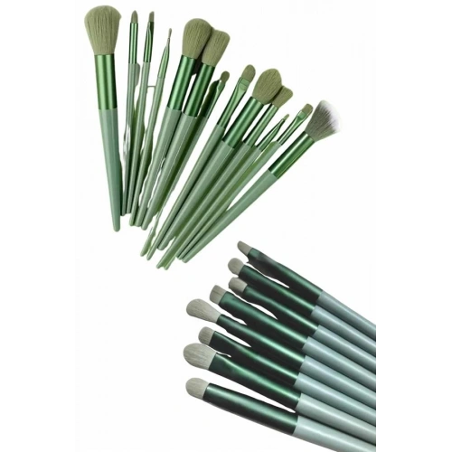 BFS Profesyonel Makyaj Fırça Seti 13 Parça Yumuşak Kıllı Fırça Seti Far Fırçası