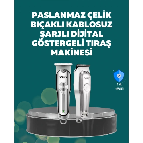 BFS Profesyonel Saç ve Sakal Kesme Makinesi – Şarjlı, Sessiz Motor, Ayarlanabilir Tarak
