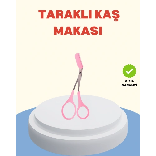 BFS Profesyonel Taraklı Kaş Makası – Evde ve Salon Kullanımına Uygun