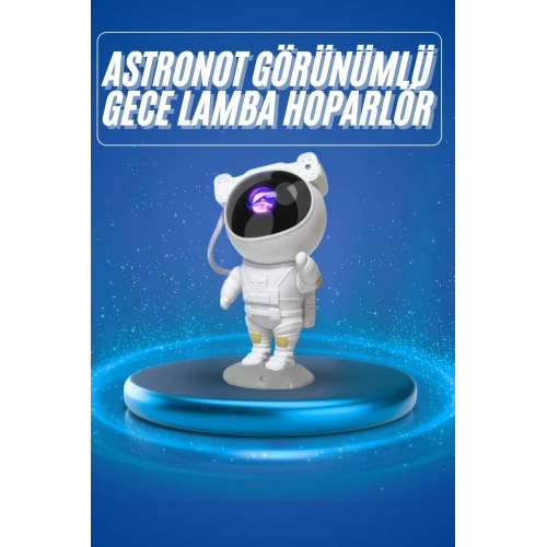 BFS Projeksiyon Astronot Lamba Speaker Sevimli Astronot Bluetooth Hoparlör