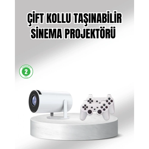 BFS Projeksiyon Cihazı 4K Destekli Kablosuz Bağlantılı Bluetooth 5.0