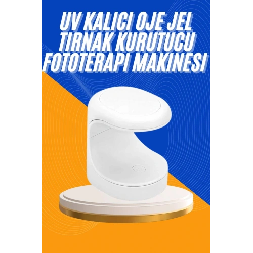 BFS Protez Tırnak Kurutucu Kalıcı Oje Led Oje Kurutucu UV Işınlı Taşınabilir