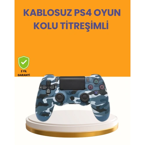 BFS PS4 Kablosuz Oyun Kolu Gecikmesiz Bağlantılı Ergonomik Tasarımlı