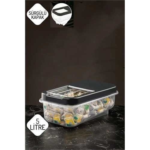 BFS  Reagan Tablet ve Deterjan Saklama Kutusu 5 lt ANTRASİT