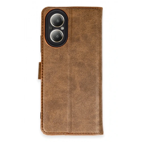 BFS  Realme 12 Lite Kılıf Trend S Plus Kapaklı Kılıf - Taba