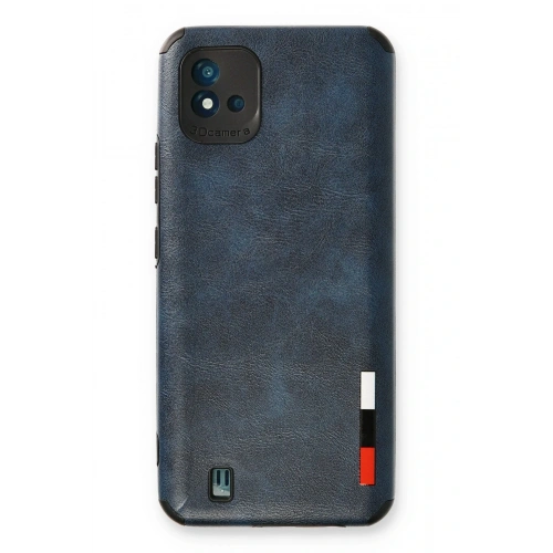 BFS  Realme C11 2021 Kılıf Loop Deri Silikon - Lacivert