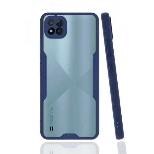 BFS  Realme C11 2021 Kılıf Platin Silikon - Lacivert
