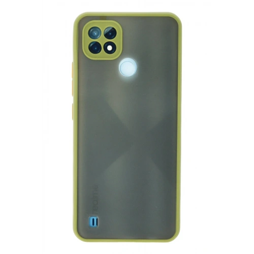 BFS  Realme C21 Kılıf Montreal Silikon Kapak - Açık Yeşil