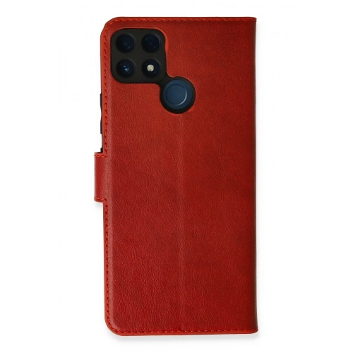 BFS  Realme C25 Kılıf Trend S Plus Kapaklı Kılıf - Kırmızı