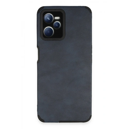 BFS  Realme C35 Kılıf Loop Deri Silikon - Lacivert