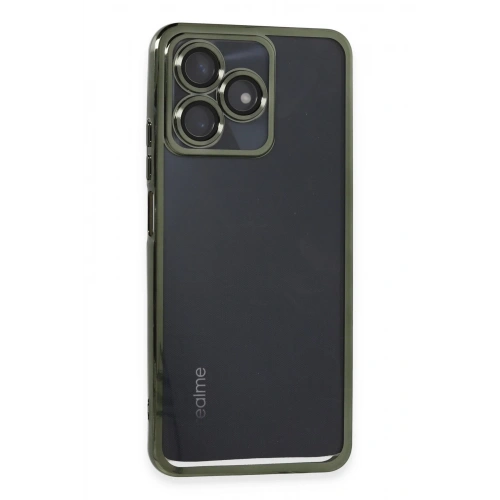 BFS  Realme C53 Kılıf  Lensli Silikon - Yeşil