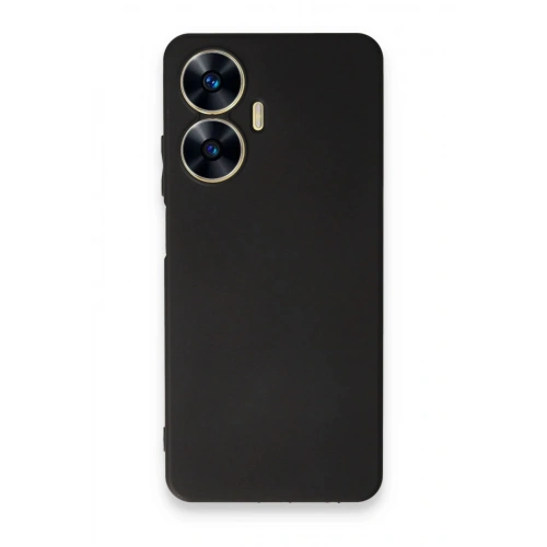 BFS  Realme C55 Kılıf First Silikon - Siyah