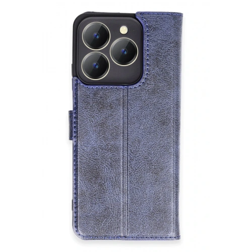 BFS Realme C63 Kılıf Trend S Plus Kapaklı Kılıf - Lacivert