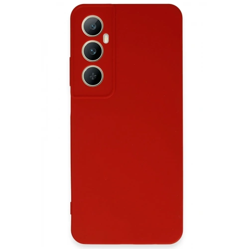BFS  Realme C65 Kılıf First Silikon - Kırmızı