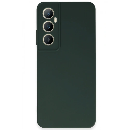 BFS  Realme C65 Kılıf First Silikon - Koyu Yeşil