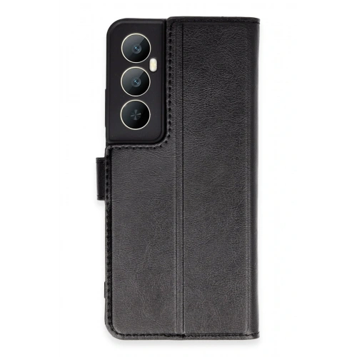 BFS  Realme C65 Kılıf Trend S Plus Kapaklı Kılıf - Siyah