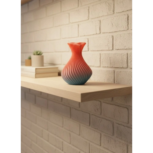 BFS Romantik Kalp Figürlü Süslük Vazo Modern Tasarım 15 cm