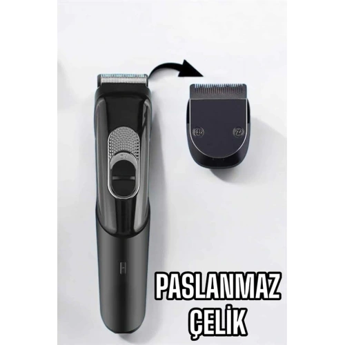 BFS Saç Sakal Vücut Şarjlı Kablosuz Tıraş Makinesi Profesyonel Paslanmaz Çelik