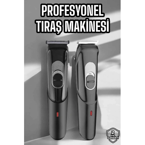 BFS Saç Sakal Vücut Şarjlı Kablosuz Tıraş Makinesi Profesyonel Paslanmaz Çelik