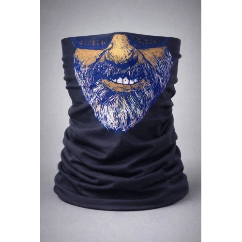 BFS Sakallı Yüz Desenli Baf – Çok Amaçlı Boyunluk & Maske 1 No