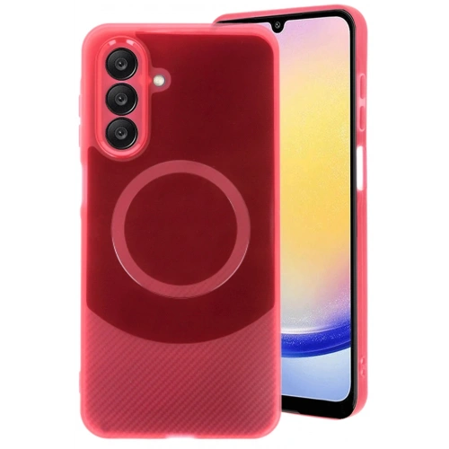 BFS  Samsung A26 Kılıf Maya Karbon Kapak - Bordo