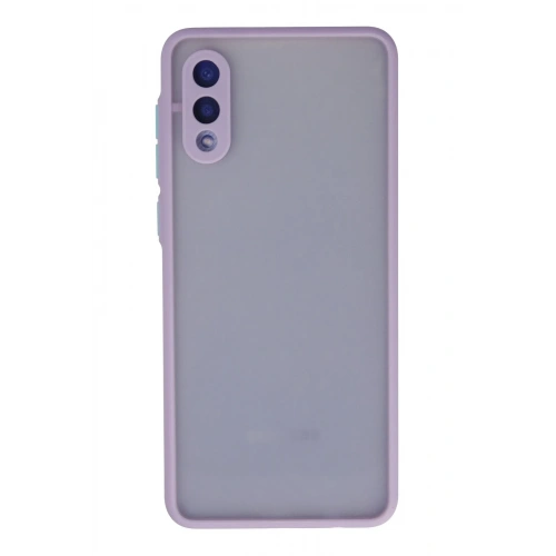 BFS  Samsung Galaxy A02 Kılıf Montreal Silikon Kapak - Mor