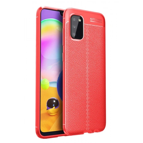 BFS  Samsung Galaxy A02S Kılıf Auto Focus Kapak - Kırmızı