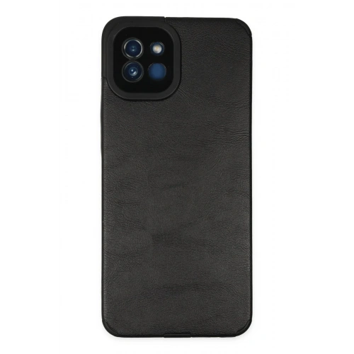 BFS  Samsung Galaxy A03 Kılıf Loop Deri Silikon - Siyah