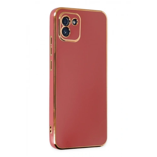 BFS  Samsung Galaxy A03 Kılıf Volet Silikon - Kırmızı