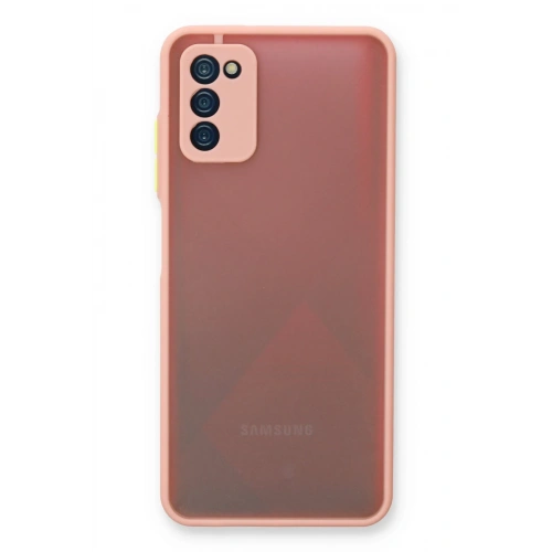 BFS  Samsung Galaxy A03S Kılıf Montreal Silikon Kapak - Pembe