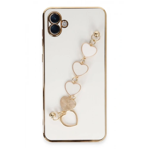 BFS  Samsung Galaxy A04E Kılıf Esila Silikon - Beyaz