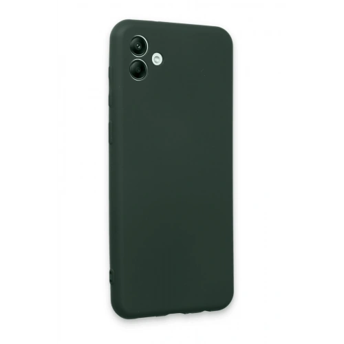 BFS  Samsung Galaxy A04E Kılıf First Silikon - Koyu Yeşil