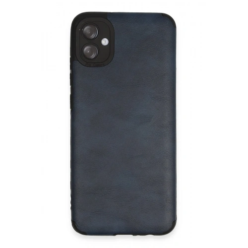 BFS  Samsung Galaxy A04E Kılıf Loop Deri Silikon - Lacivert