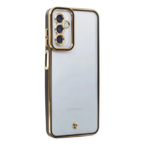 BFS Samsung Galaxy A04S Kılıf Liva Lens Silikon - Siyah