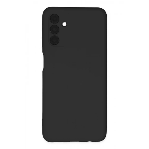 BFS  Samsung Galaxy A04S Kılıf Nano içi Kadife Silikon - Siyah